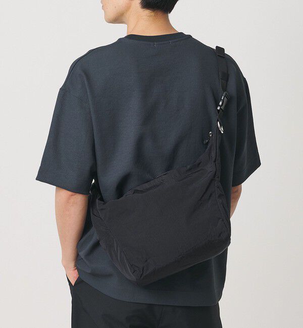 BEAUTY&YOUTH UNITED ARROWS「ライト ナイロン クロス ショルダーバッグ スモール」|ショルダー・メッセンジャー|BLACK