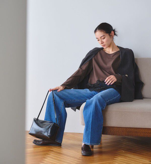BEAUTY&YOUTH UNITED ARROWS「【WEB限定 Wardrobe DAILY MINIMAL】ヘムレース ブラウス ウォッシャブル」|シャツ・ブラウス|