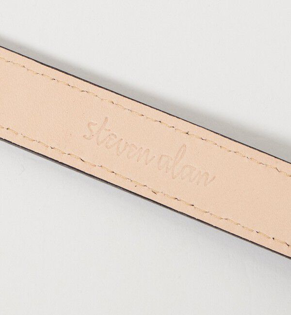 STEVEN ALAN「＜Steven Alan＞レザー 20mm ベルト」|ベルト|