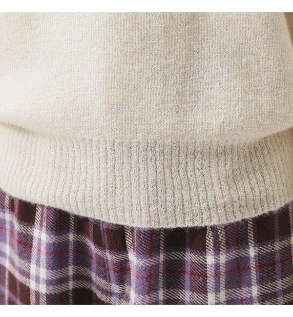 BEAMSBOY「モヘヤ ミックス Vネック ニット」|ニット・セーター|