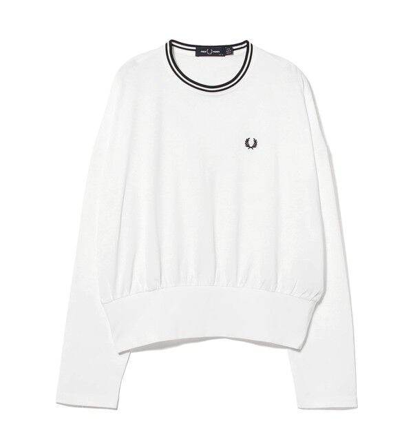 Ray BEAMS 「【ポップアップ開催中】FRED PERRY / ツイン ティップド ロングスリーブ Tシャツ」|Tシャツ・カットソー|SNOW_WHITE