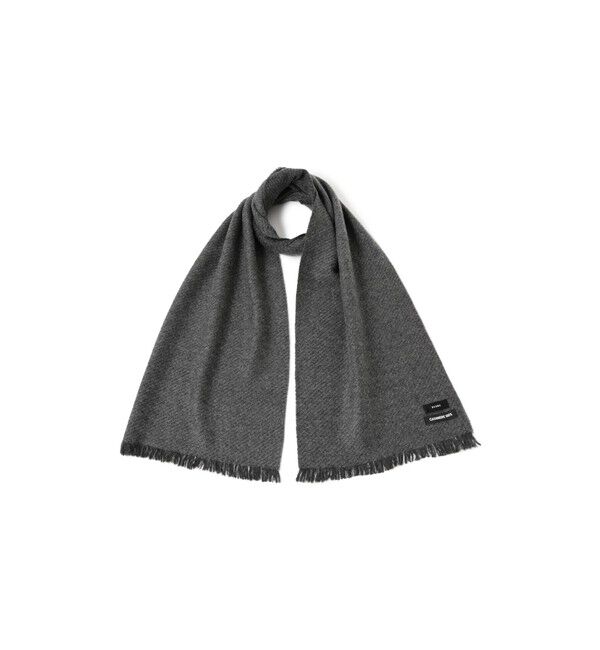 BEAMS「カシミヤ ２トーン マフラー」|マフラー|CHARCOAL&times;GREY