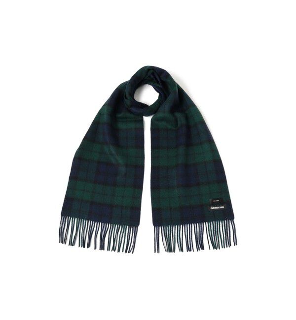 BEAMS「BEAMS|カシミヤ リバーシブル マフラー」|マフラー|BLACKWATCH&times;NAVY