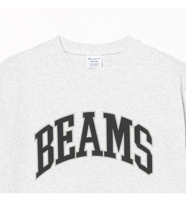 BEAMS「【別注】Champion / Beams Logo T-shirt」|Tシャツ・カットソー|