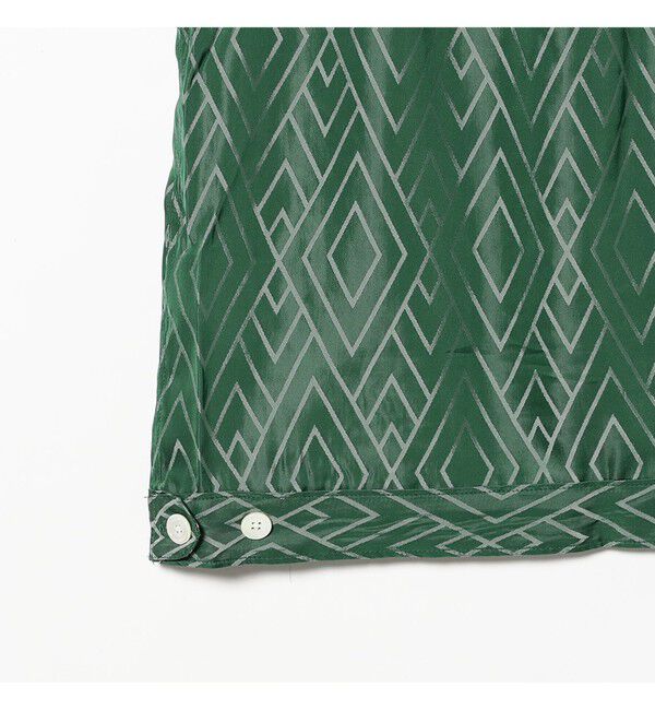 BEAMS PLUS「Cabana-SHT Cupro Zigzag Pattern」|シャツ・ブラウス|