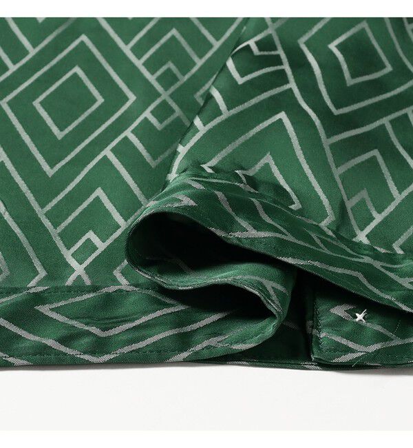 BEAMS PLUS「Cabana-SHT Cupro Zigzag Pattern」|シャツ・ブラウス|
