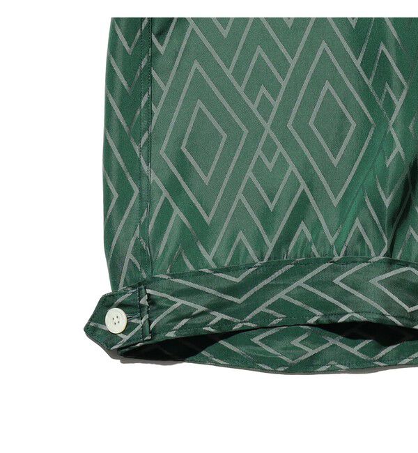 BEAMS PLUS「Cabana-SHT Cupro Zigzag Pattern」|シャツ・ブラウス|