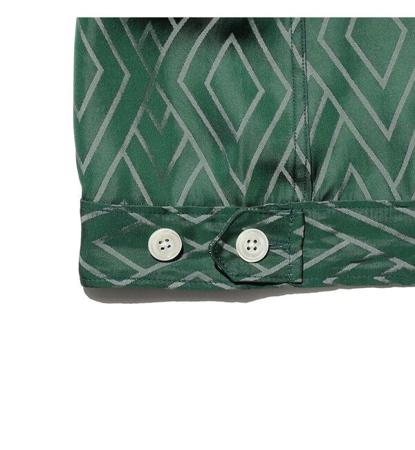 BEAMS PLUS「Cabana-SHT Cupro Zigzag Pattern」|シャツ・ブラウス|