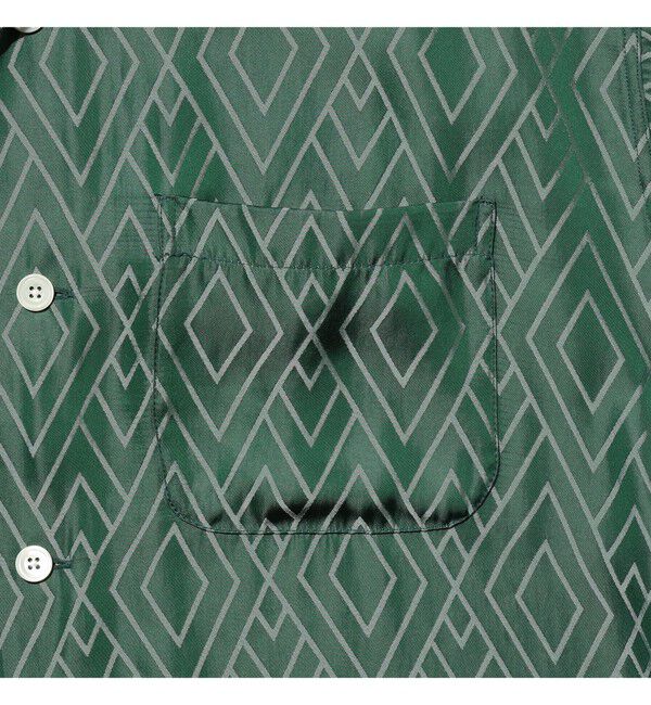 BEAMS PLUS「Cabana-SHT Cupro Zigzag Pattern」|シャツ・ブラウス|