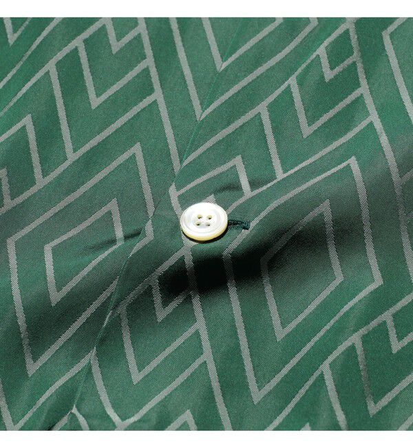 BEAMS PLUS「Cabana-SHT Cupro Zigzag Pattern」|シャツ・ブラウス|