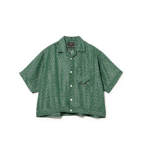 BEAMS PLUS「Cabana-SHT Cupro Zigzag Pattern」|シャツ・ブラウス|