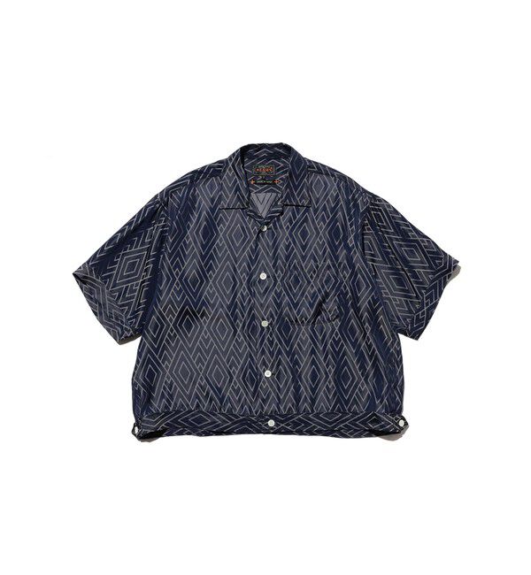 BEAMS PLUS「Cabana-SHT Cupro Zigzag Pattern」|シャツ・ブラウス|