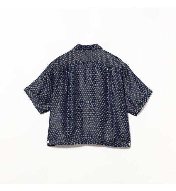 BEAMS PLUS「Cabana-SHT Cupro Zigzag Pattern」|シャツ・ブラウス|