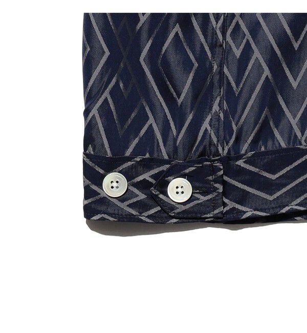 BEAMS PLUS「Cabana-SHT Cupro Zigzag Pattern」|シャツ・ブラウス|