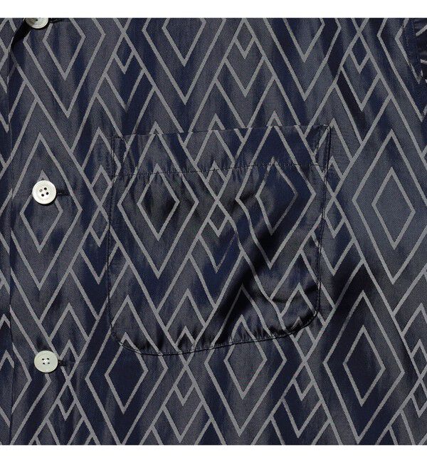 BEAMS PLUS「Cabana-SHT Cupro Zigzag Pattern」|シャツ・ブラウス|