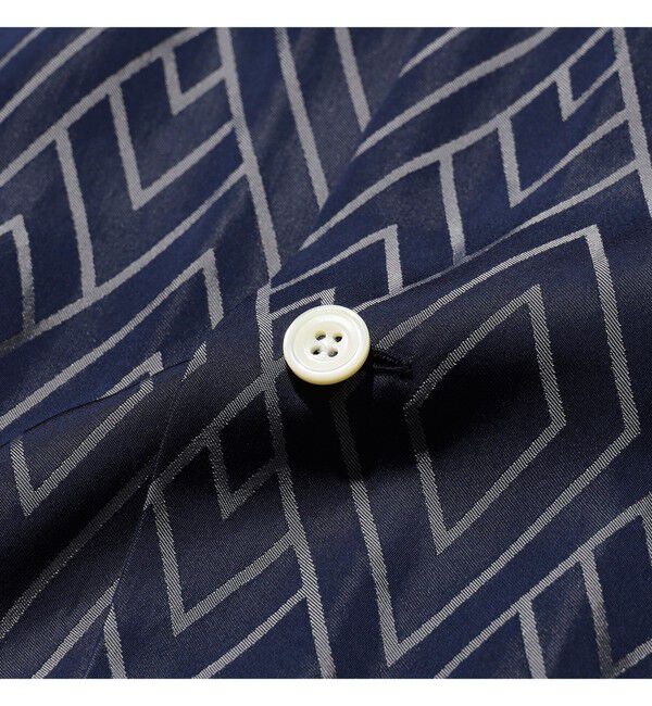 BEAMS PLUS「Cabana-SHT Cupro Zigzag Pattern」|シャツ・ブラウス|