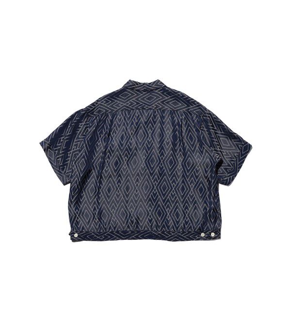 BEAMS PLUS「Cabana-SHT Cupro Zigzag Pattern」|シャツ・ブラウス|