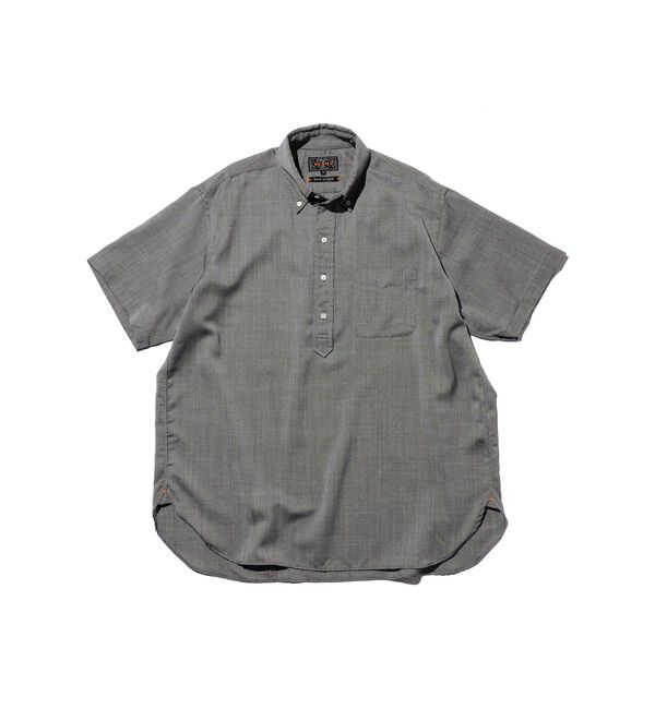BEAMS PLUS「B.D. Pullover Classic-fit Wool Oxford」|シャツ・ブラウス|GREY