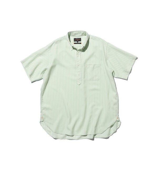 BEAMS PLUS「B.D. Pullover Classic-fit Wool Oxford」|シャツ・ブラウス|GREEN_ST