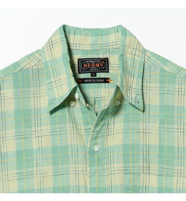 BEAMS PLUS「B.D. Classic-fit COTTON Linen Ikat」|シャツ・ブラウス|