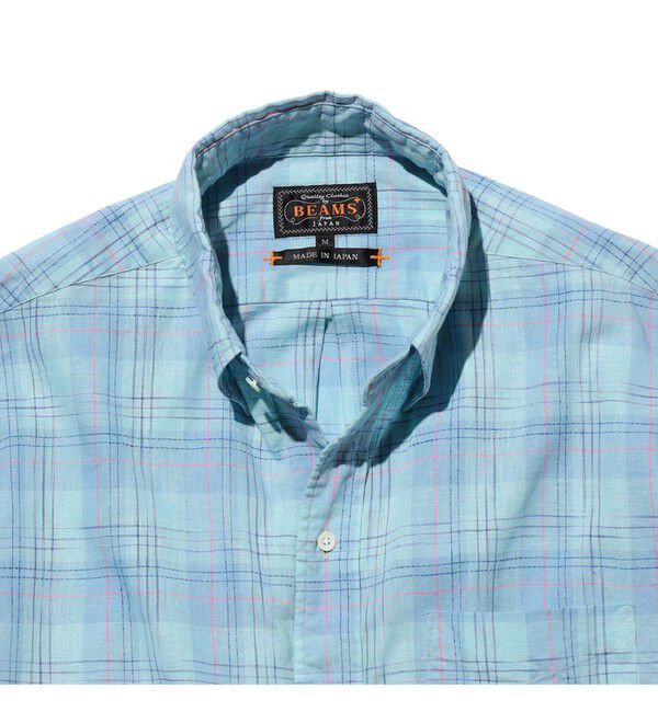 BEAMS PLUS「B.D. Classic-fit COTTON Linen Ikat」|シャツ・ブラウス|