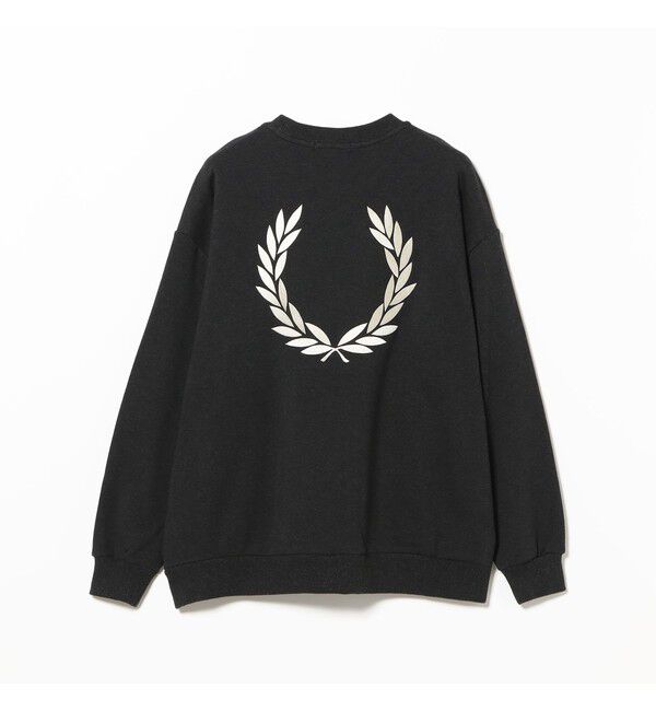 BEAMS「【別注】FRED PERRY / エンブロイダリー クルーネック スウェット」|スウェット・ジャージ|