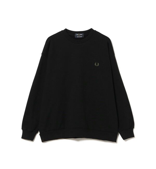 BEAMS「【別注】FRED PERRY / エンブロイダリー クルーネック スウェット」|スウェット・ジャージ|