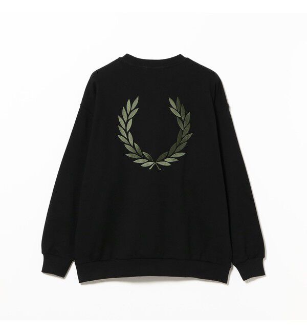 BEAMS「【別注】FRED PERRY / エンブロイダリー クルーネック スウェット」|スウェット・ジャージ|