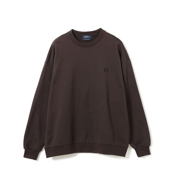 BEAMS「【別注】FRED PERRY / エンブロイダリー クルーネック スウェット」|スウェット・ジャージ|