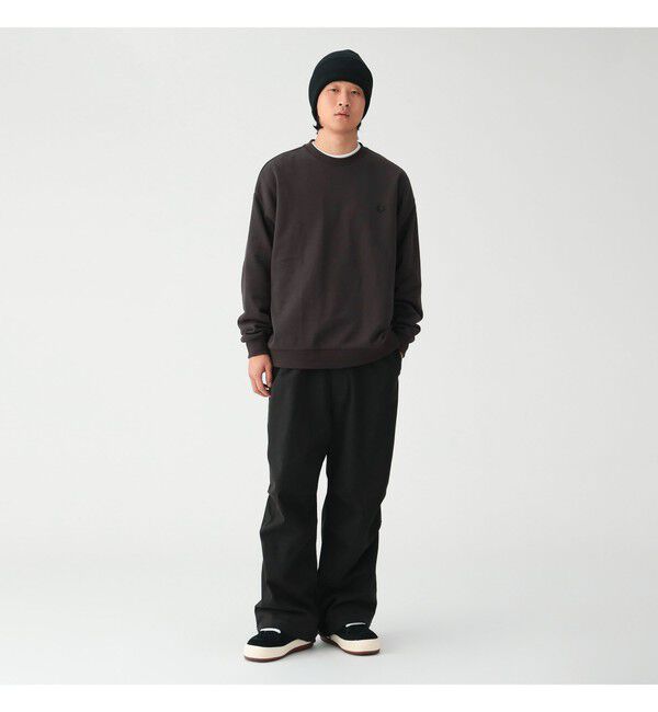 BEAMS「【別注】FRED PERRY / エンブロイダリー クルーネック スウェット」|スウェット・ジャージ|
