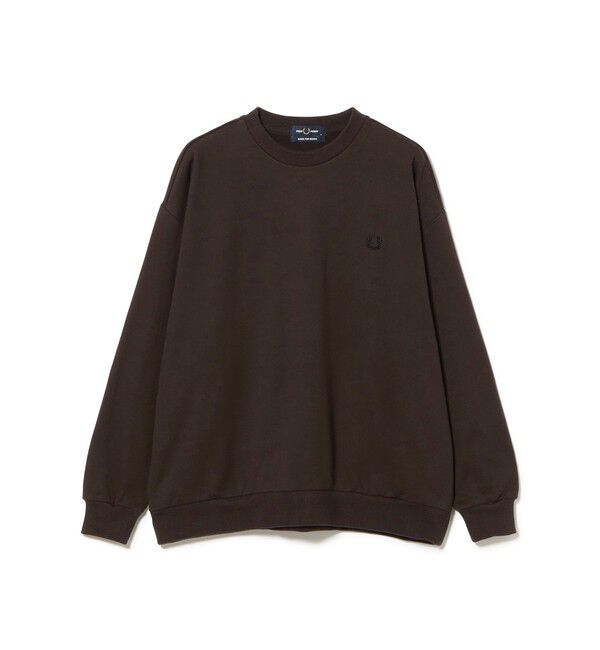 BEAMS「【別注】FRED PERRY / エンブロイダリー クルーネック スウェット」|スウェット・ジャージ|