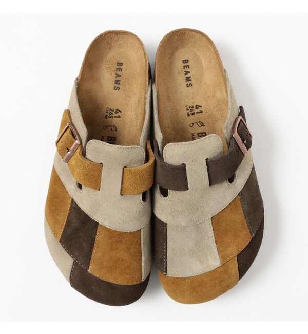 BEAMS「【別注】BIRKENSTOCK / BOSTON PATCH WORK」|サンダル|