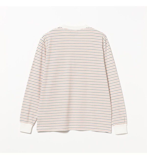 BEAMS PLUS「Pocket Tee Interlock Stripe」|Tシャツ・カットソー|