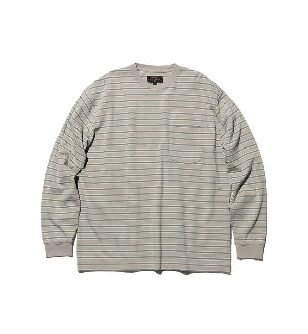 BEAMS PLUS「Pocket Tee Interlock Stripe」|Tシャツ・カットソー|