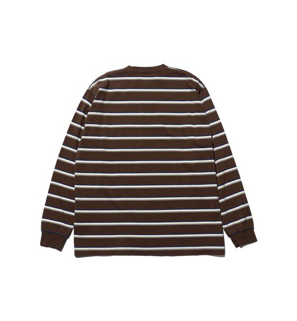 BEAMS PLUS「Pocket Tee Interlock Stripe」|Tシャツ・カットソー|