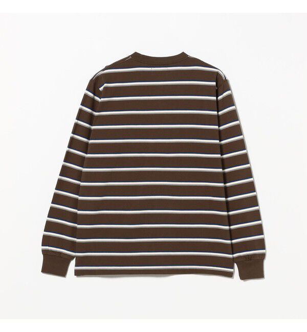 BEAMS PLUS「Pocket Tee Interlock Stripe」|Tシャツ・カットソー|