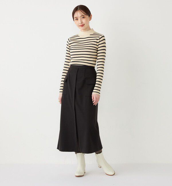 SHIPS Colors 「SHIPS Colors:〈手洗い可能〉TR 起毛 ストレッチ ポケット スカート◇」|スカート|