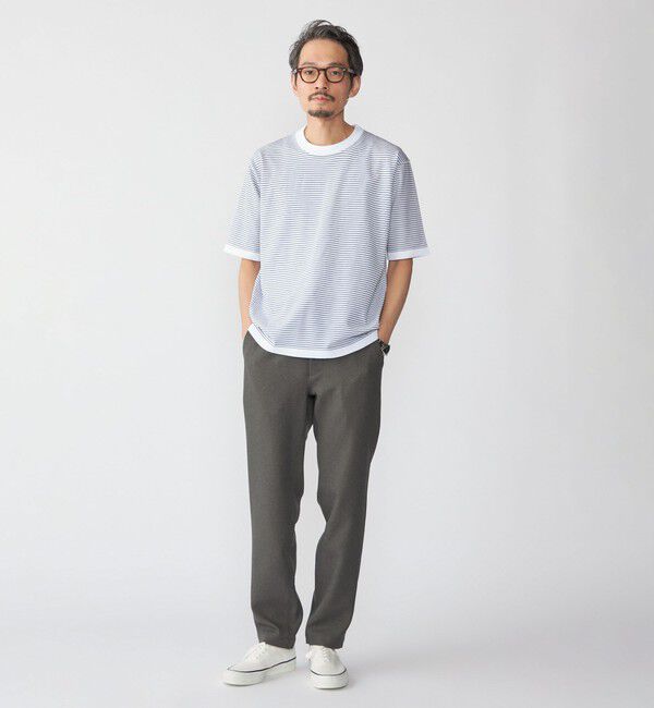SHIPS「SHIPS:〈洗濯機可能〉18ゲージ ポリエステル ライト リラックス Tシャツ」|Tシャツ・カットソー|