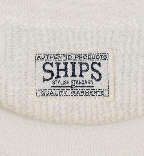 SHIPS「SHIPS: AUTHENTIC ベーシック ワッフル ロングスリーブ Tシャツ」|Tシャツ・カットソー|