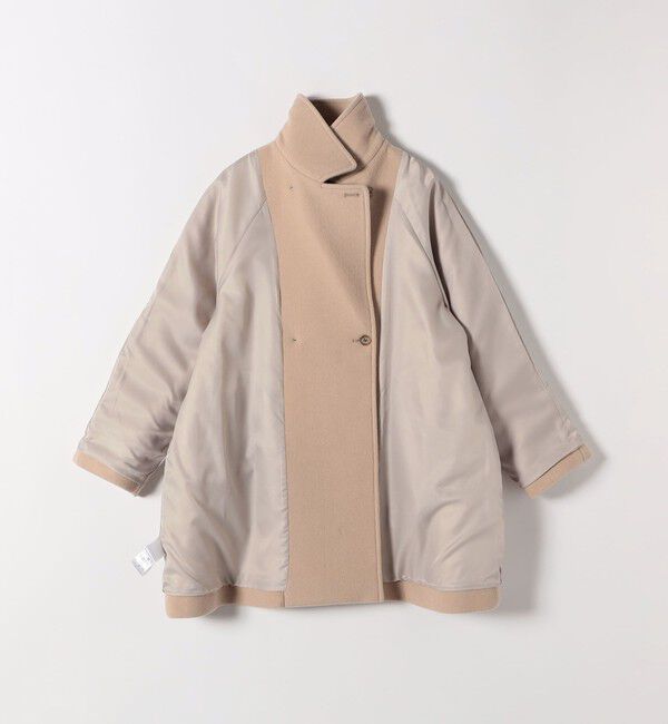 SHIPS any「《一部追加予約》【WEB限定】PURE WOOL スタンド & テーラード ハーフ コート」|その他|