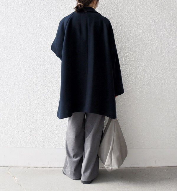 SHIPS any「《一部追加予約》【WEB限定】PURE WOOL スタンド & テーラード ハーフ コート」|その他|