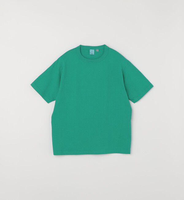 SHIPS any「TOUGHER:〈洗濯機可能〉BREA ピグメントダイ クルーネック パック Tシャツ」|Tシャツ・カットソー|ライトグリーン