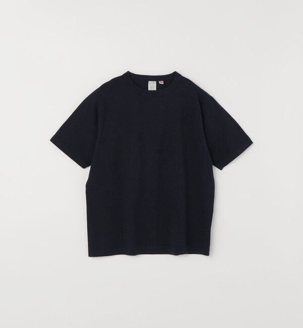 SHIPS any「TOUGHER:〈洗濯機可能〉BREA ピグメントダイ クルーネック パック Tシャツ」|Tシャツ・カットソー|ネイビー