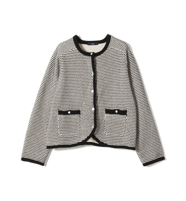 SHIPS for women「《予約》〈手洗い可能〉ジャカード モール カーディガン 26AW」|カーディガン|