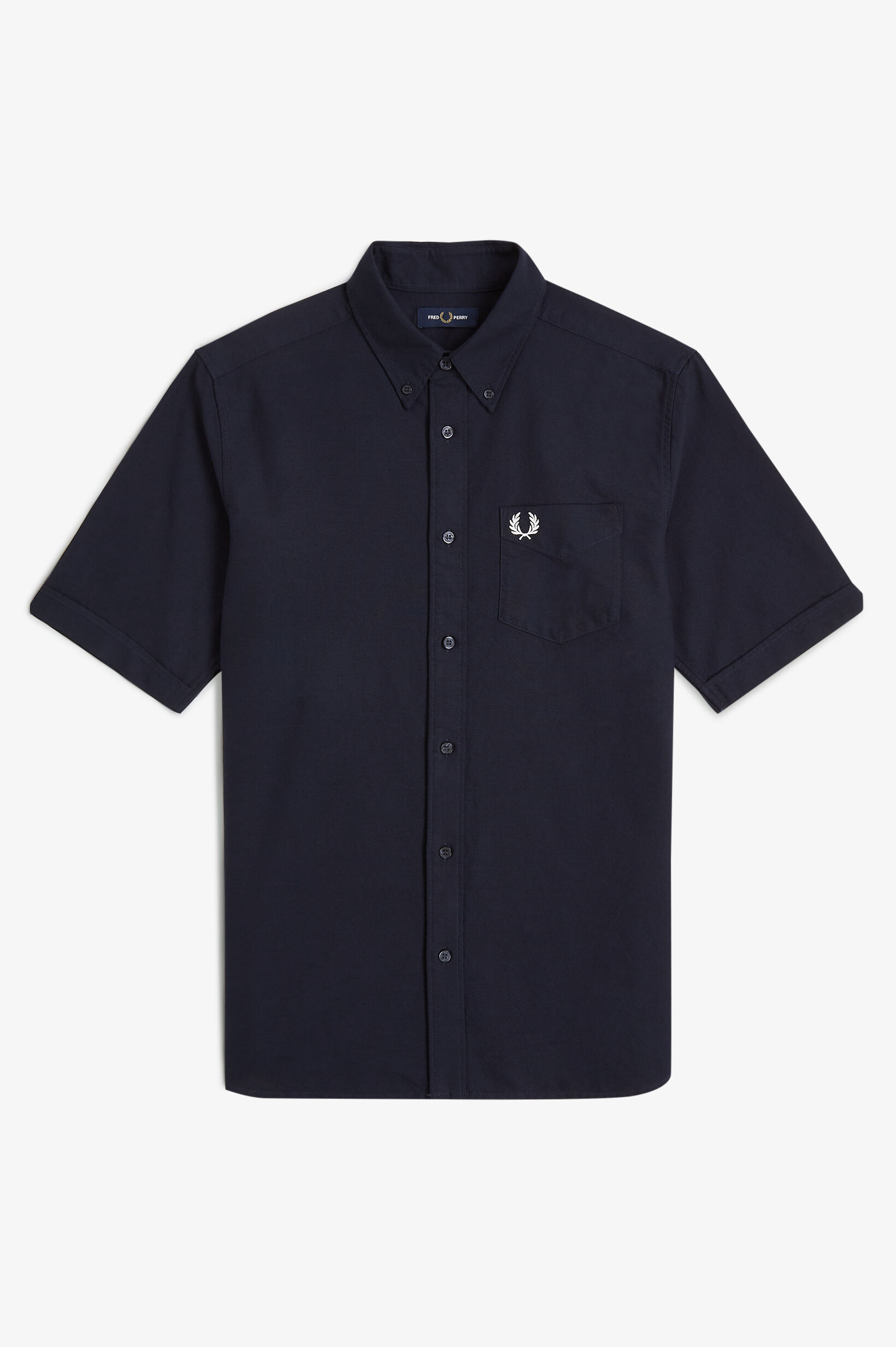FRED PERRY 「Oxford Short Sleeve Shirt／オックスフォードショートスリーブシャツ」|シャツ・ブラウス|NAVY