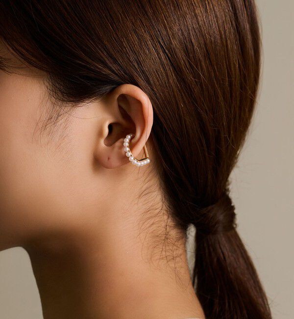 TOMORROWLAND GOODS「【別注】januka  small パールイヤーカフ」|イヤーカフ|