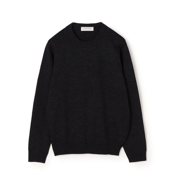 TOMORROWLAND MENS「【WEB先行予約】TOMORROWLAND tricot メリノベーシック クルーネックプルオーバーニット」|ニット・セーター|18 チャコールグレー