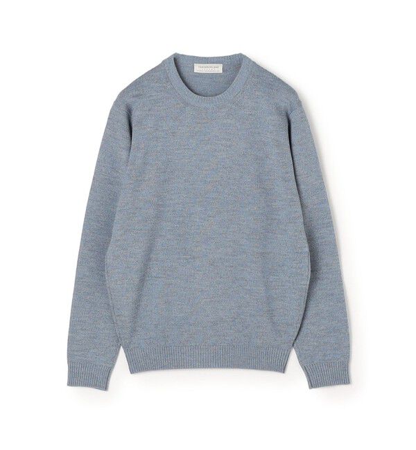 TOMORROWLAND MENS「【WEB先行予約】TOMORROWLAND tricot メリノベーシック クルーネックプルオーバーニット」|ニット・セーター|63 サックスブルー