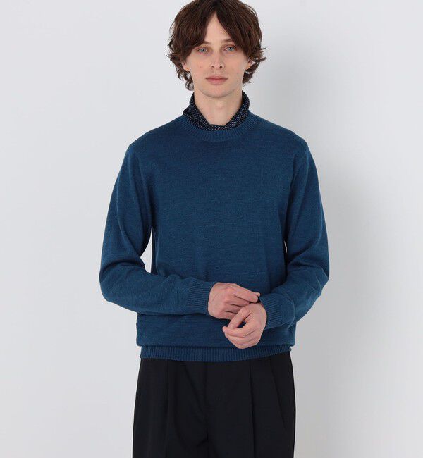 TOMORROWLAND MENS「【WEB先行予約】TOMORROWLAND tricot メリノベーシック クルーネックプルオーバーニット」|ニット・セーター|