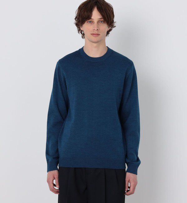 TOMORROWLAND MENS「【WEB先行予約】TOMORROWLAND tricot メリノベーシック クルーネックプルオーバーニット」|ニット・セーター|